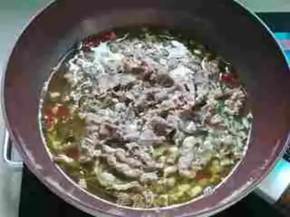 Make Gold-cracker soup, fat cow step 9
