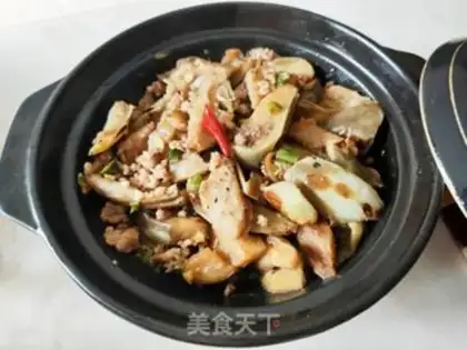 Make A casserole of pork and eggplant step 13