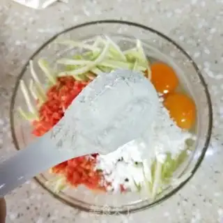 Make Vegetable pancakes step 3