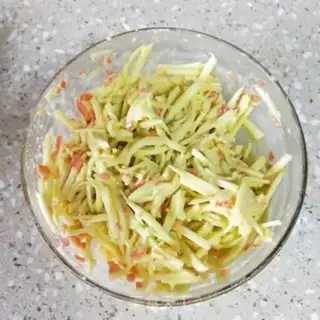 Make Vegetable pancakes step 4
