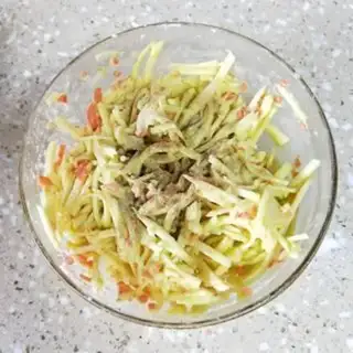 Make Vegetable pancakes step 5