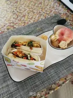 Make Chinese sandwich step 3