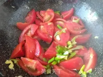 Make Egg fried tomatoes step 7