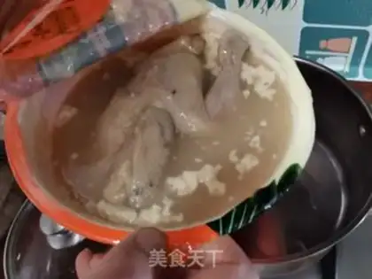 Make Old chicken noodles step 1