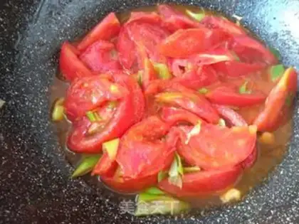 Make Egg fried tomatoes step 8