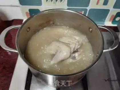 Make Old chicken noodles step 2