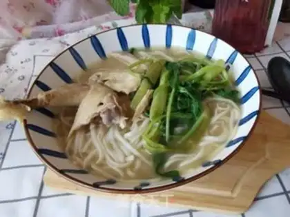 Make Old chicken noodles step 4