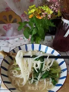 Make Old chicken noodles step 5