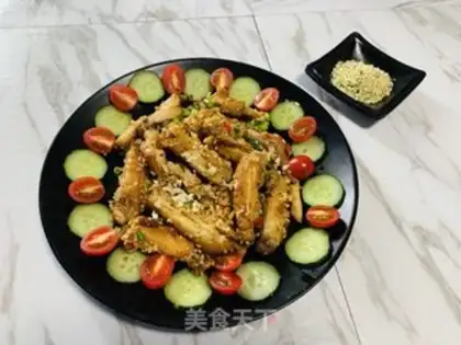 Make Pyramid chicken wings step 7