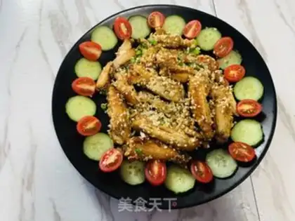 Make Pyramid chicken wings step 8