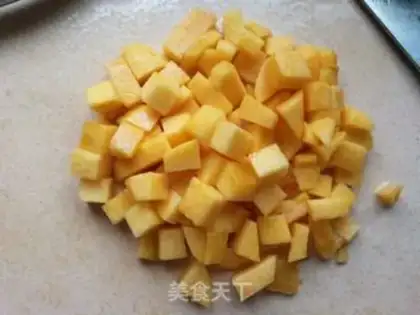 Make Peach-fruit yogurt bowl step 2