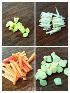 Make Tofu-dry-dried cabbage step 2