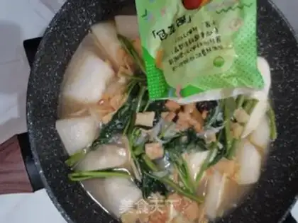 Make Vegetable screw powder step 2