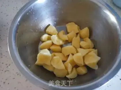 Make Red roast eggplant potatoes step 2