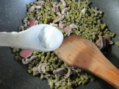 Make Chicken and soybeans step 8