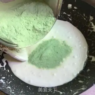 Make The souffle of tea and snow step 5