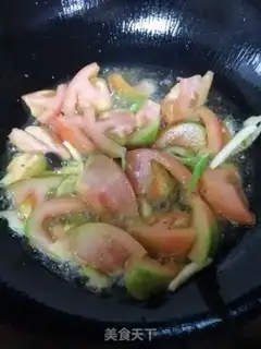 Make Tomato eggs with white mushrooms step 3