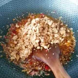 Make Meat and rice powder step 11
