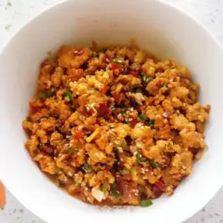 Make Meat and rice powder step 12