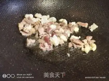 Make Shrimp pork and fried corn step 3
