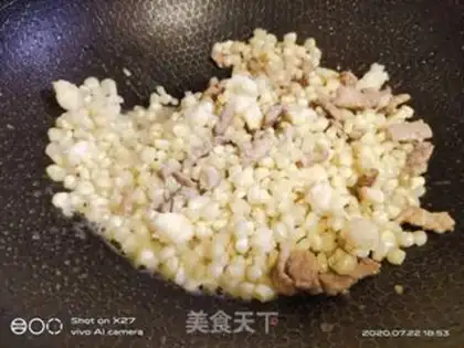 Make Shrimp pork and fried corn step 6