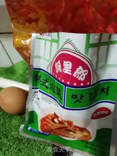 Make Korean cabbage and rice step 1