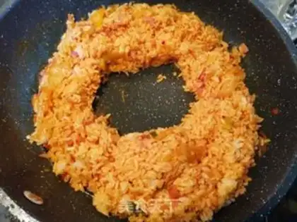 Make Korean cabbage and rice step 5