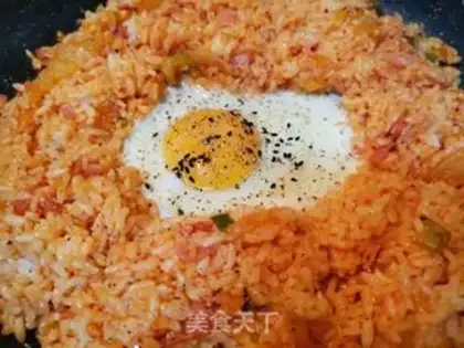 Make Korean cabbage and rice step 7