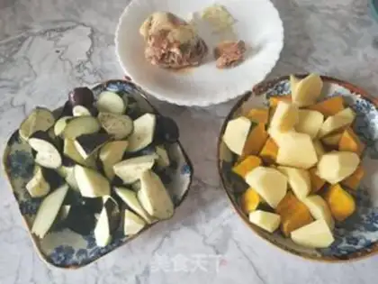 Make I used to cook eggplant potatoes step 1