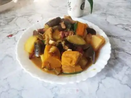 Make I used to cook eggplant potatoes step 8