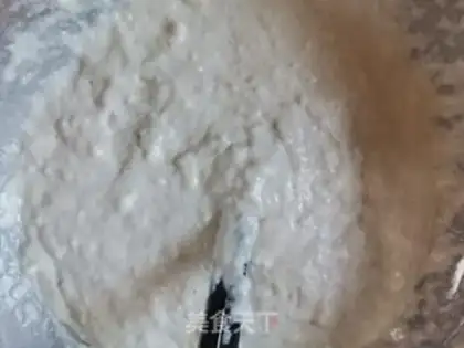 Make Breakfast eggcake step 2
