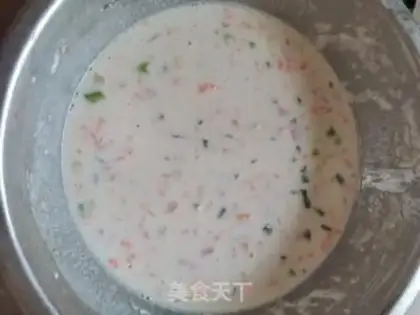 Make Breakfast eggcake step 4