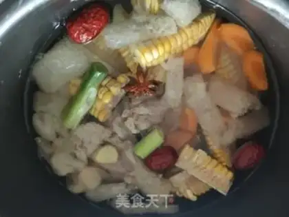 Make Pyramid corn ribs soup step 11