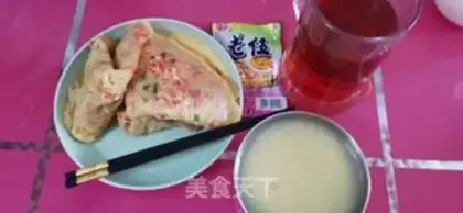 Make Breakfast eggcake step 10