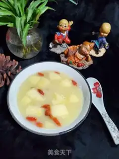 Make Red-tree apple porridge step 8