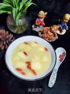 Make Red-tree apple porridge step 9