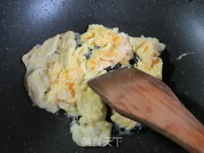 Make Duck egg and eggplant step 4