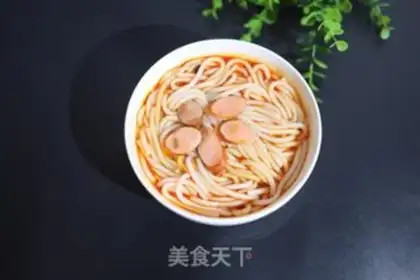 Make Hot dog rice powder step 3