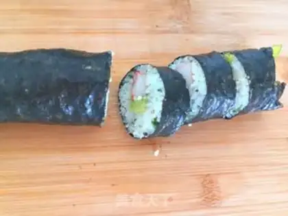 Make Crab Willow butter sushi step 4