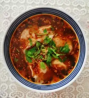 Make Liang is a meat dumpling step 9