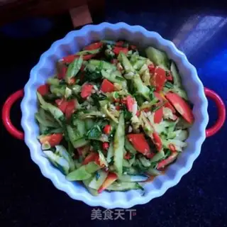 Make Little pepper cucumber step 7