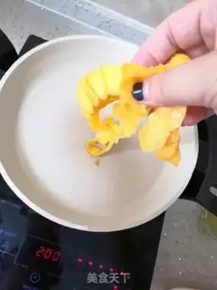 Make Peach and milk step 2