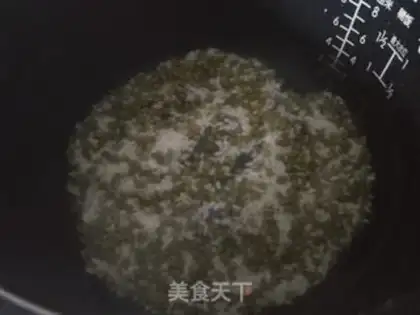 Make Green bean congee step 1