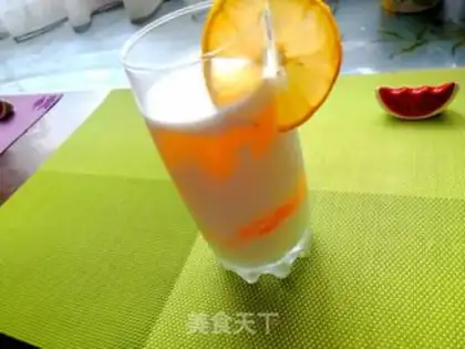 Make Peach and milk step 7