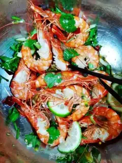 Make Thai spicy shrimp step 3