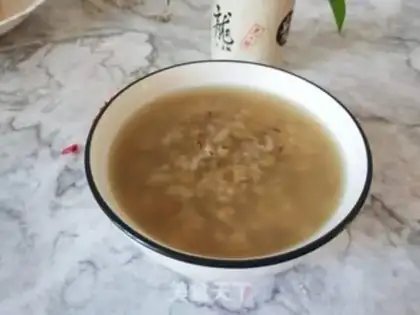 Make Green bean congee step 4