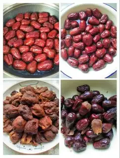 Make Ginger date cream step 1