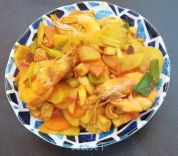 Make Spicy chicken shrimp step 12