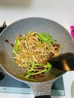 Make Spicy silk step 9