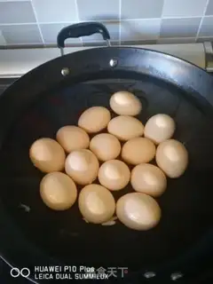 Make Tea and eggs step 1